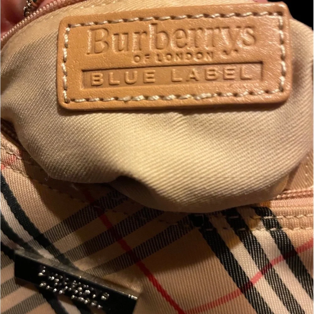 Burberry Vintage Blue Label Nova Check Purse Bag - Picture 7 of 9